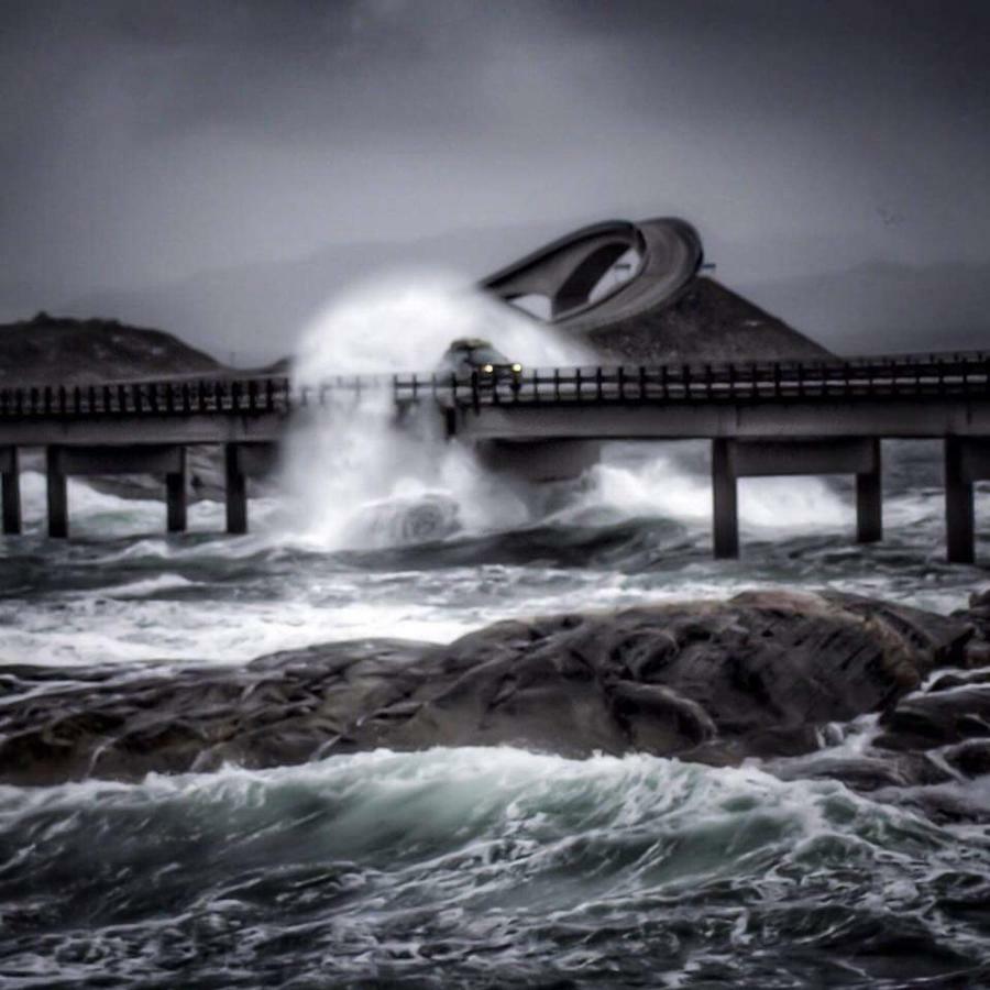 Ola Bua Near The Atlantic Road Lyngstad Exterior photo